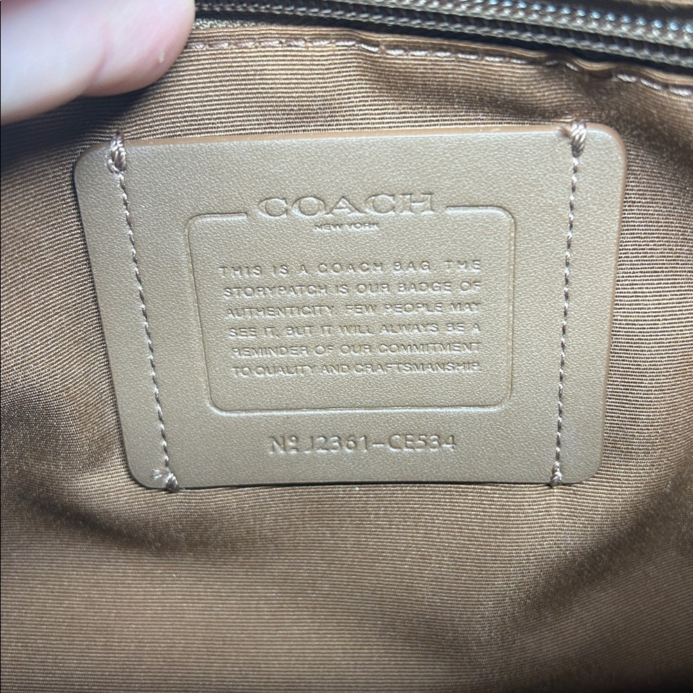 Coach Sprint Map Bag 25 Signature Jacquard crossbody - Picture 6 of 15